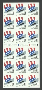 1998 US Scott #3269a (33c) Uncle Sam's Hat, ATM Booklet of 18 MNH - Picture 1 of 2