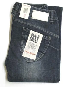 PANTALONE JEANS DONNA BLEND 653911 6115 867 COTONE ORIGINALE NEW - Picture 1 of 2