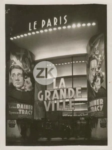 LE PARIS Movie Theatre BIG CITY Grande ville TRACY Laurel & Hardy Photo 1937 - Picture 1 of 2
