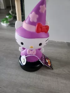Hello Kitty Con Cappello Strega 12” Soffietto Stampo Halloween Decorazione da Tavolo NUOVO - Foto 1 di 3