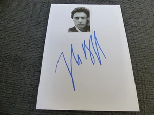 ZACH BRAFF signed Autogramm auf 15x21 cm Karteikarte InPerson LOOK - Bild 1 von 1