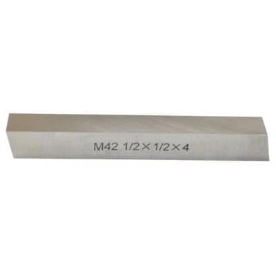 M42 Cobalt Steel Square Lathe Tool Bits Milling Fly Cutter 1/2" x 1/2" x 4" - Image 1 of 2