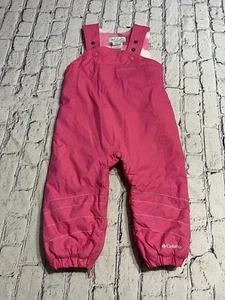Columbia Fleece Lined Bib Snow Pants Size 18 Months - Picture 1 of 12