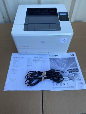 HP LaserJet Pro M402n Printer W / Toner  & cables firmware updated, Tested #4 - Image 1 of 4