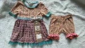 Conjunto de dos piezas estampado floral Matilda Jane para niñas talla 6 - Imagen 1 de 4