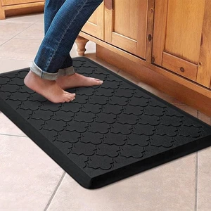 Alfombrilla de Cocina Acolchada Anti Fatiga Alfombrilla,17.3"x28", Gruesa Antideslizante Impermeable... - Imagen 1 de 6
