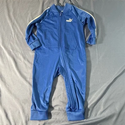 Traje de chándal Puma azul de una pieza 12M deportivo informal Foto 1 de 4