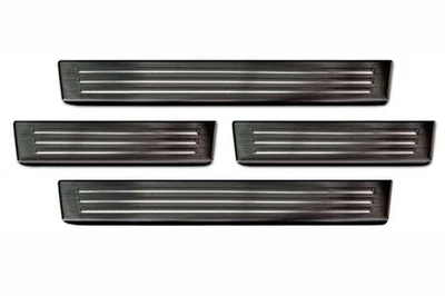 AVISA Seuils de porte pour Volkswagen VW Amarok Pick-up (T1 | NF/J73) 2023- Noir