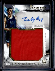 2024-25 Topps Inception Baloncesto #RJR-ZE Zach Edey RC Jumbo Reliquia Automático - Imagen 1 de 2