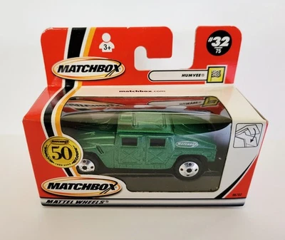 Matchbox Modell Nr. 32 -50 Jahre- mit LOGO Humvee in OVP ungeöffnet - Bild 1 von 3