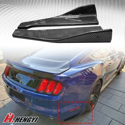 Heckansatz Diffusor Seitenteile Flaps für Ford Mustang GT500 GT Shelby 2015-2020 - Bild 1 von 4