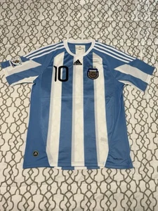 Argentina 2010 World Cup Home Jersey #10 MESSI Soccer Football Jersey Size M - Picture 1 of 12