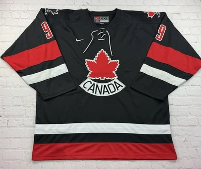 Camiseta deportiva de hockey Nike negra del equipo olímpico Wayne Gretzky 2002 para hombre talla XXL Foto 1 de 4
