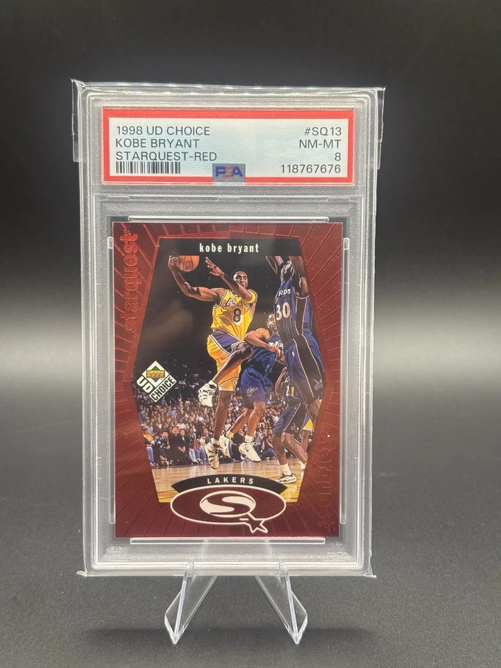 1998-99 Upper Deck UD Choice - Starquest Kobe Bryant #SQ13 Red - Image 1 of 2