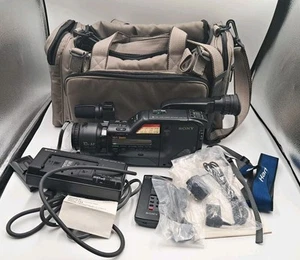 Vintage 90s Sony Video 8 Handycam CCD-F501 Camcorder Video Recorder UNTESTED LOT - Picture 1 of 10