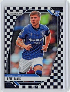 LEIF DAVIS BLACK & WHITE CHECKER SP RC - 2024/25 PANINI PRIZM - Picture 1 of 2