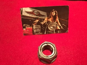 85 86 HONDA VT1100C VT 1100C 1100 SHADOW REAR BACK AXLE SHAFT Nut OEM - Bild 1 von 6