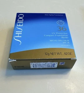 New In Box- Shiseido UV Protective Compact Foundation SPF 36 REFILL -Light Beige - Picture 1 of 7