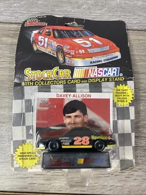 1992 Racing Champions Davey Allison Diecast W/ Collector Card 1:64 Diecast - Image 1 of 4