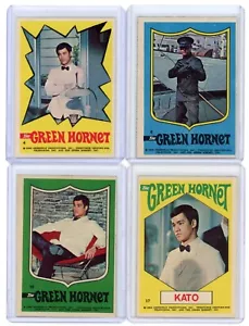 Juego completo de tarjetas pegatinas Topps Green Hornet 1966 (1-44) *ex-Mt* con Bruce Lee - Imagen 1 de 13