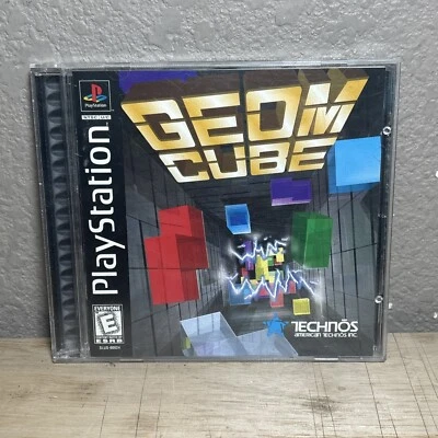 Geom Cube (Sony PlayStation 1, 1996) PS1  CIB Complete with Manual - Image 1 of 3