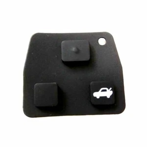 Toyota Remote Key Fob 2 / 3 Button Rubber Key Pad for Avensis Corolla Rav4 Yaris - Picture 1 of 4