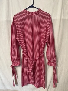 Who What Wear Love Potion Pink Striped Dress Size S - Picture 1 of 5