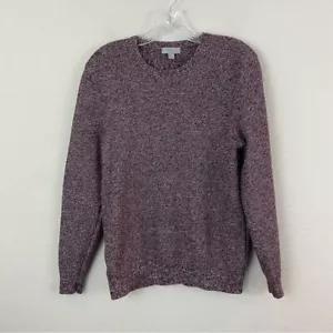 C.O.S. Collection Of Style Marled Purple Plum Long Sleeve Sweater Med - Picture 1 of 6