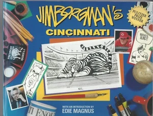 Jim Borgman's Cincinnati Firmado Intro Por Edie Magnus 1992 Oversize Tapa Blanda - Picture 1 of 12