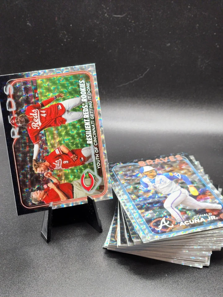 2024 Topps Series 1 - Silver Crackle Foilboard (1-350) You Pick - FREE SHIPPING - Image 1 of 1