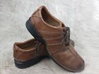 CLARKS COLLECTION Ortholite Soft Cushion Brown Leather Casual Shoes Size US 11