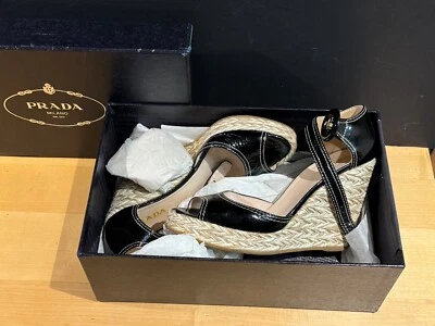 ALPARGATA PRADA Alzature Donna Vernice Sfumata de colección talla 9 Foto 1 de 4