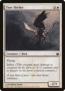 4x Tine Shrike - NM/LP - Scars of Mirrodin Block SPARROW MAGIC - Picture 1 of 1