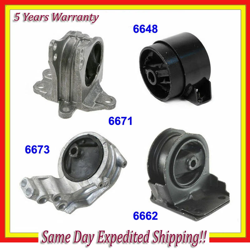 Montaje de motor para transmisión automática Mitsubishi Galant 1994-1998 2,4 L 4 piezas Foto 1 de 4