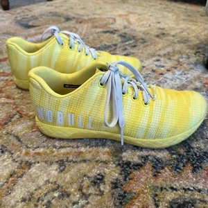 Nobull Damen 8,5 gelb Sneaker Schuhe Training ohne Einlegesohlen - Bild 1 von 8