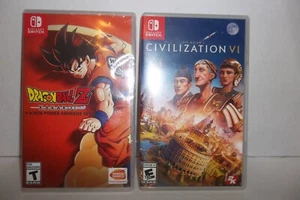 Switch Juego Civilization VL y Nuevo Dragonball Z Kakarot Lote - Imagen 1 de 5