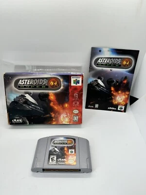 Asteroids Hyper 64 Nintendo 64 N64 Complete CIB - Image 1 of 4