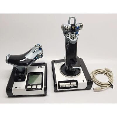 SAITEK X52 Logitech Flight Control System Gaming - Image 1 of 4