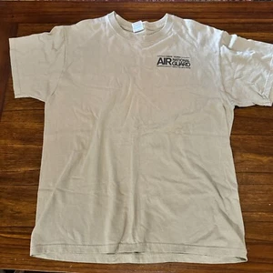 Camiseta de la Guardia Nacional Aérea de Nueva York Adulto Grande Fuerza Aérea de los Estados Unidos TACP 274º Bronceado - Imagen 1 de 7