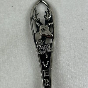 Vermont Green Mountain State Collectible Spoon 4.5” Silver Tone USA - Imagen 1 de 4