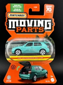 2023 Matchbox Moving Parts 1995 Volkswagen Golf MK GREEN EMPTY HATCH 38/54 - Picture 1 of 3