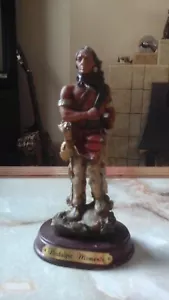 NOSTALGIC MOMENTS NATIVE AMERICAN INDIAN STANDING FIGURE - Picture 1 of 8