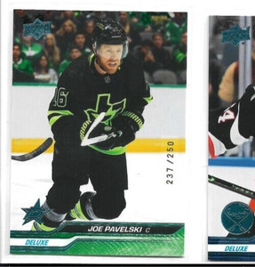 2023-24 UPPER DECK DELUXE PARALLEL # 56 JOE PAVELSKI 237/250