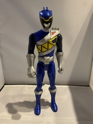 FIGURA DE ACCIÓN AZUL Power Ranger Dino Charge SH Vinilo Zyuden Sentail Kyoryuger Foto 1 de 2
