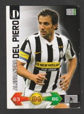 TOP PLAYER CARDS ADRENALYN 2009-10 FIGURE JUVENTUS DEL PIERO FOOTBALLERS  