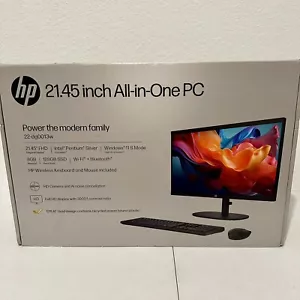 HP 22-dg0013w 22" FHD Intel Pentium UHD Graphics 605 8GB RAM 128GB SSD Win 11 - Picture 1 of 6