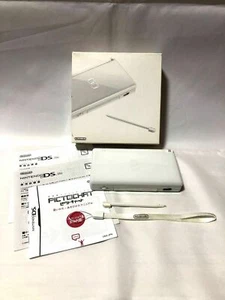 Nintendo DS Lite Handheld System-White(13306461)JAPAN USED W/Box By FedEX - Picture 1 of 9