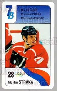 1998-99 Czech Bonaparte National Team #7B Martin Straka
