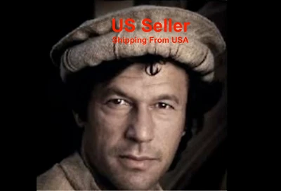 Boné Afegão Paquistão Chitrali Pashtun Tribal Pakol Tupi Kufi Pakul Topi Cabeça de Chapéu - Imagem 1 de 4