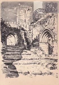 PHILATELIC EXHIBITION POSTCARD LEIRIA Igreija Senhora da Pena - Picture 1 of 2